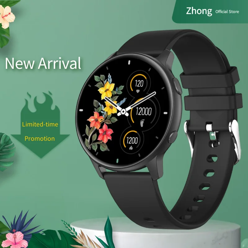 

2022 New Smart Watch Men Women Full Touch Fitness Tracker Ladies Watch Music Sport Watch Blood Pressure Smart Clock Smartwatch