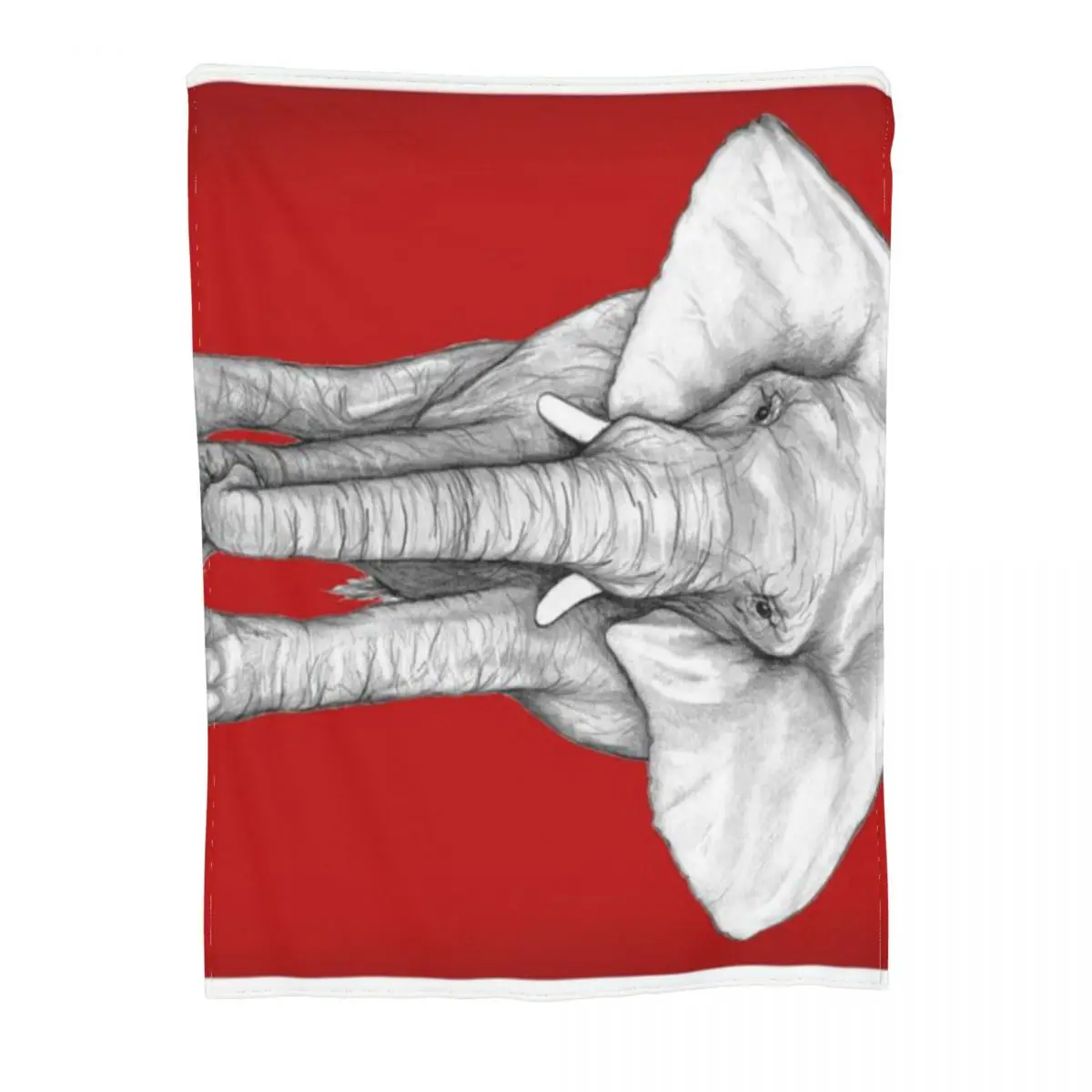 Малиновый слон ультра-мягкое Флисовое одеяло