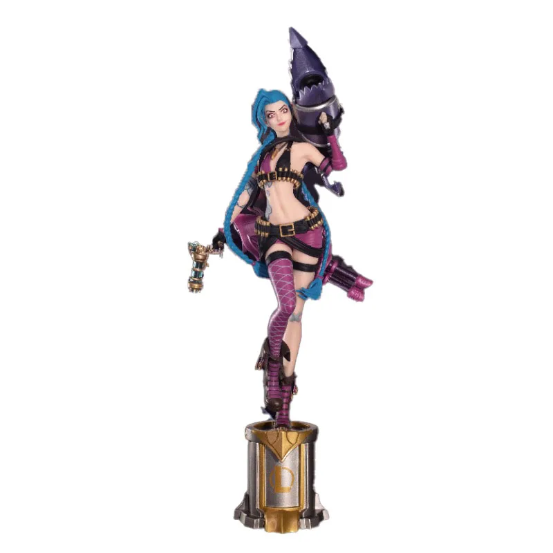 В наличии Оригинальные модели игрушек MORSTORM The Loose Cannon Jinx League of Legends, 22 см