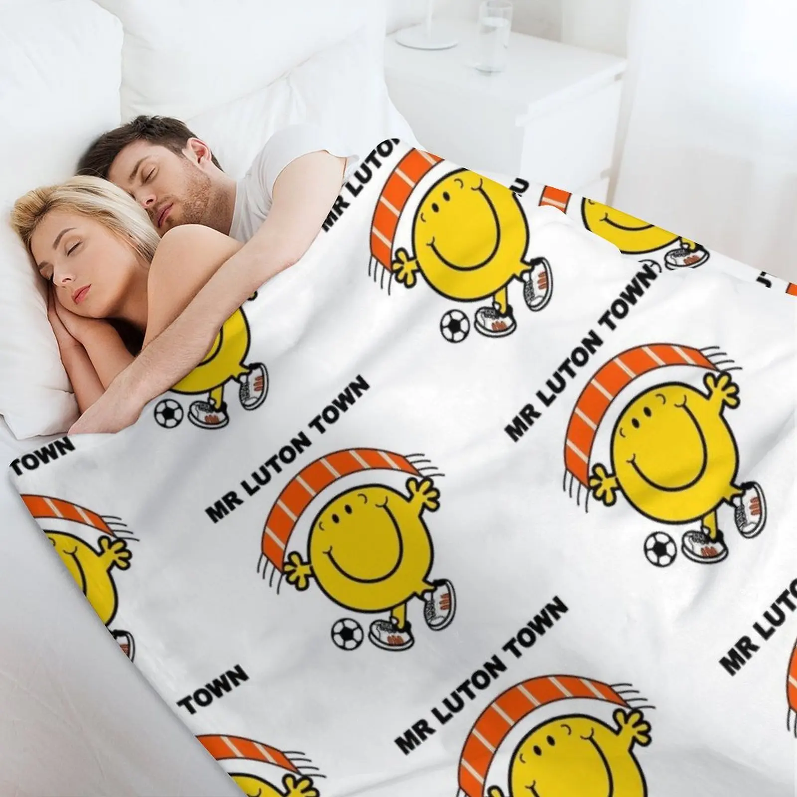 Плед Mr Luton Town тяжелое для сна Дизайнерские одеяла