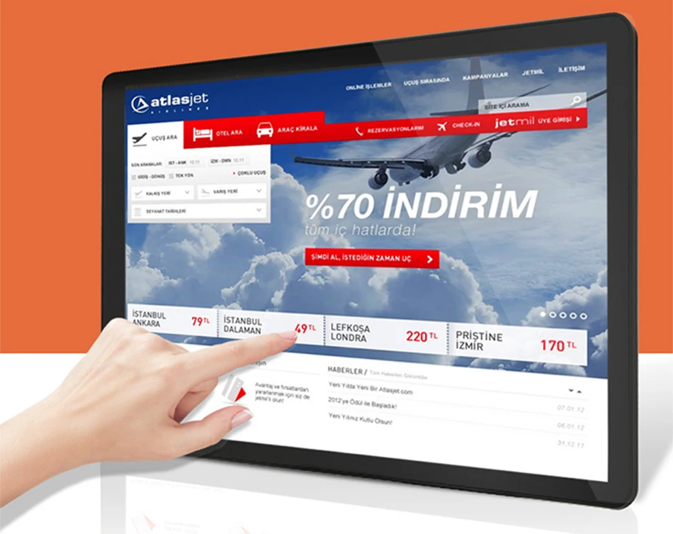 Заводская цена OEM ODM 12-дюймовый промышленный водонепроницаемый сенсорный монитор