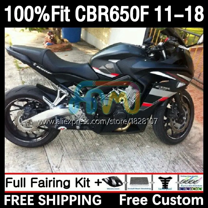 

Обтекатель OEM для HONDA CBR-650F CBR Gloss black 650 F 650F CBR650 F 13No.32 CBR650F 2011 2012 2013 2014 2015 2016 2017 Body