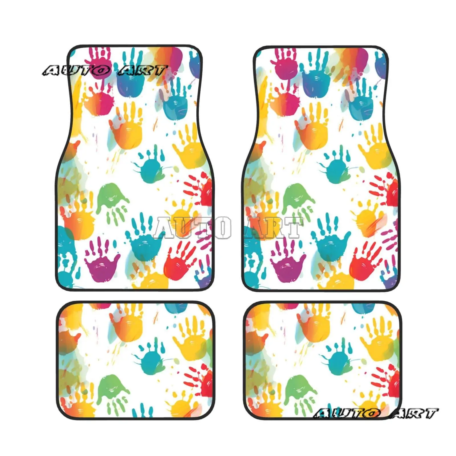 Автомобильные коврики 4-х предметные универсальные автомобильные детский