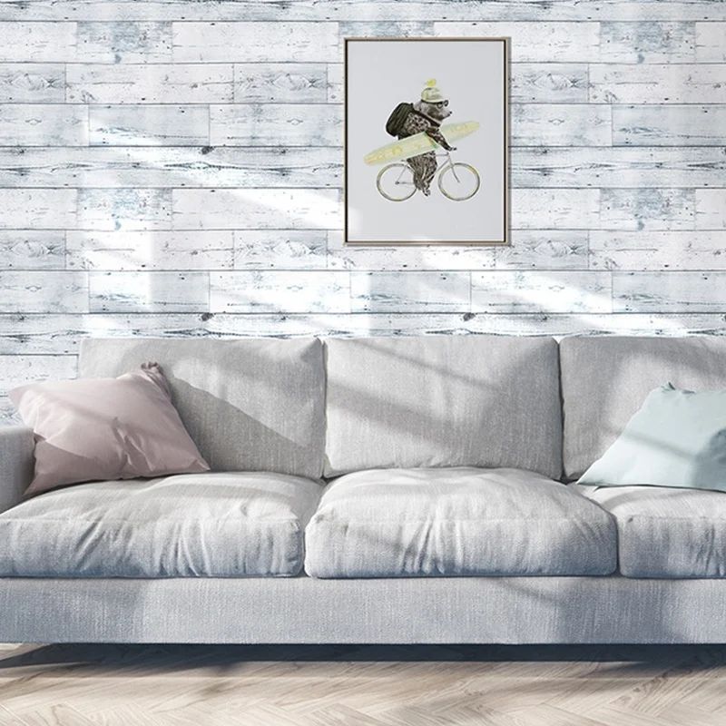 

Peel & Stick Wood Wallpaper Scandinavian Style Vinyl Self Adhesive Home Decor Papel De Parede 3d Wallpaper Contact Paper