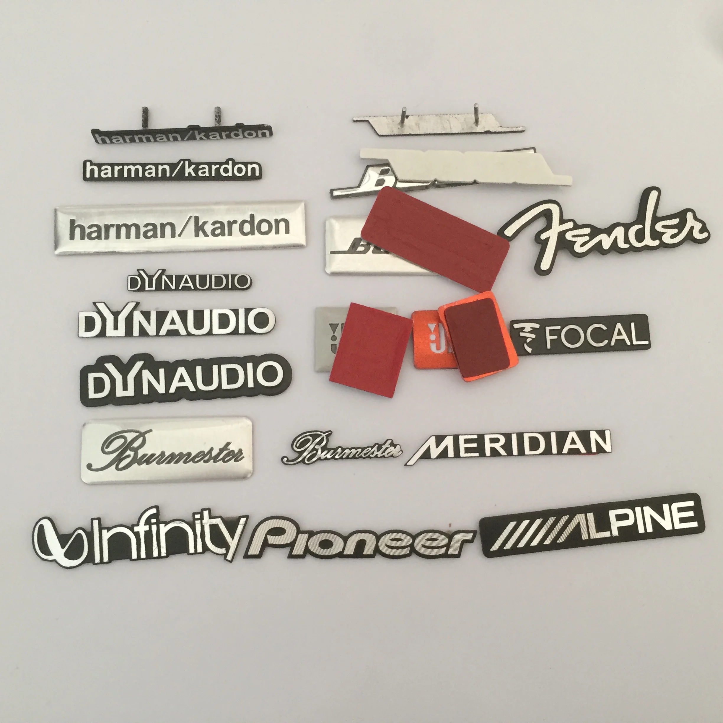 100 шт. Для harman/kardon Infiniti BANG OLUFSEN Dynaudio Fender Hi-Fi динамик звуковой значок стерео эмблема