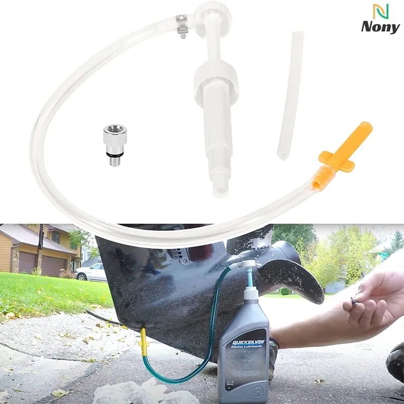 

NONY (3 Pcs/Set) Marine Lower Unit Gear Lube Pump For Standard Quart Bottles Fits All Mercury and Mariner Outboards