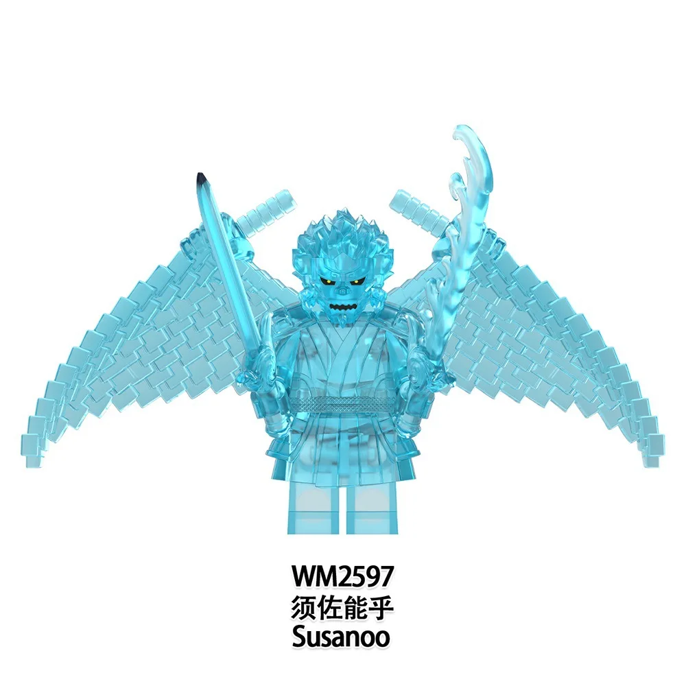 Строительные блоки Наруто Сусаноо WM-блоки WM6167 WM2592 WM2597 аниме мультяшные