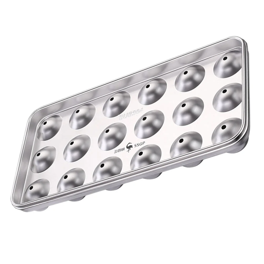 

Ice Cube Tray Mold Maker Reusable Traysfreezer Releaselarge Covers Lid Steel Easy Molds Diy Box Refrigerator