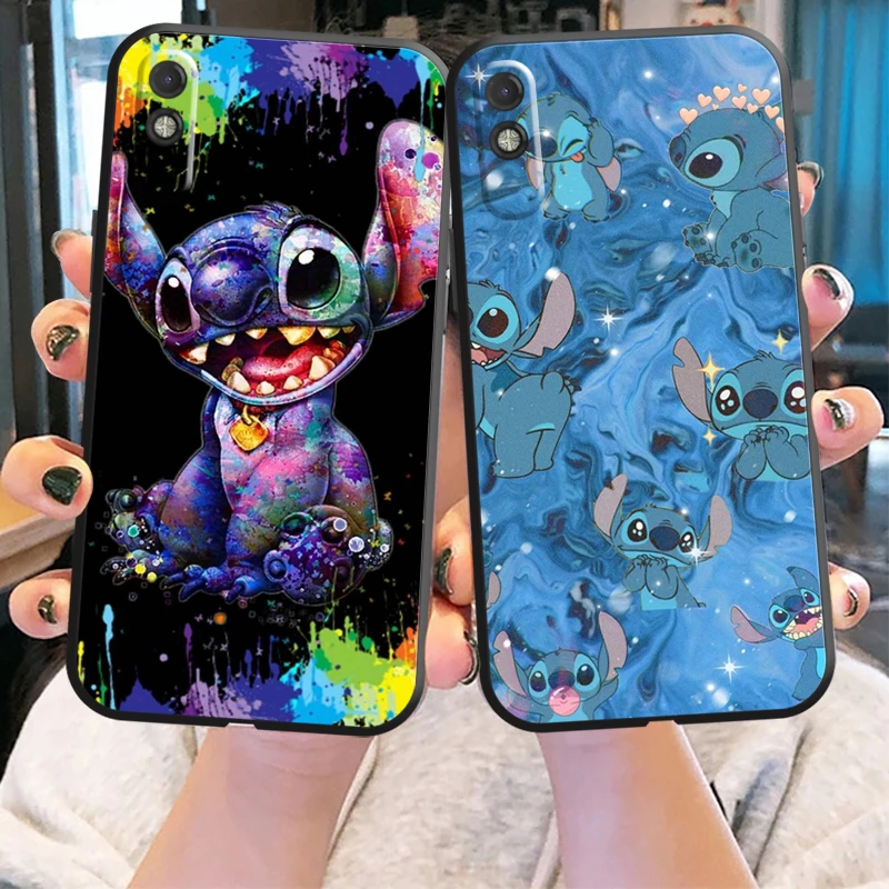 

Disney Cute Stitch Phone Case For Xiaomi POCO F3 GT X3 Pro X3 GT M3 M3 Pro X3 X3 NFC Soft Black Back Coque Silicone Cover