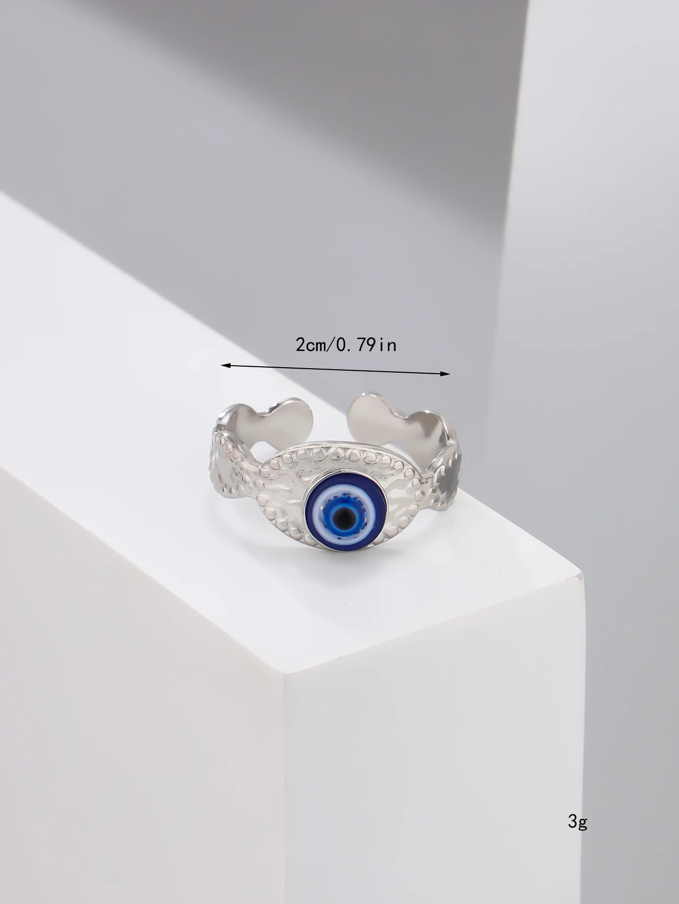 Original Design Devil's Eye Ring Blue Eye Ring Multi Style Design Flower Alloy Men's and Women's Rings