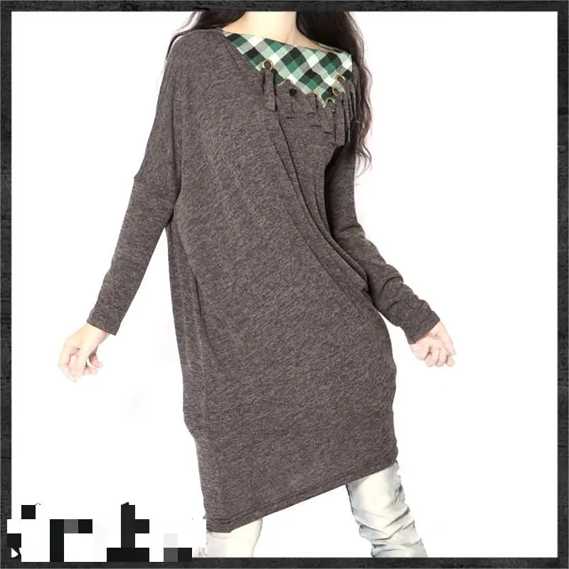 

2022 Autumn Knitting Dress Women Long Sweater