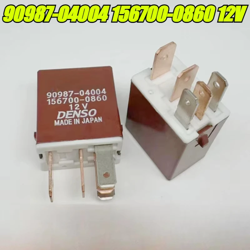 

(Абсолютно новое оригинальное) 1 шт./лот 100% оригинальное реле: 90987-04004 156700-0860 12 В 5-контактное автомобильное реле