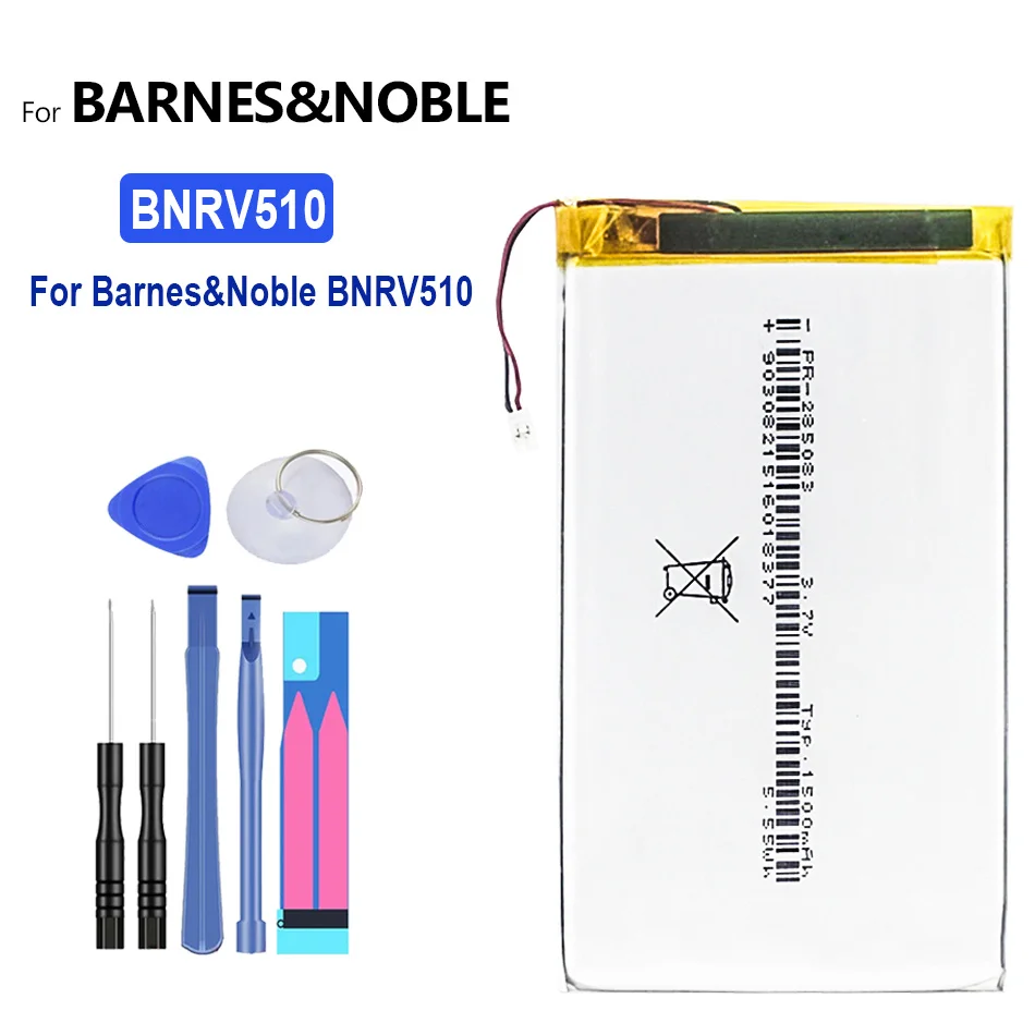 

Battery BNRV510 1500mAh for Barnes & Noble BNRV510 Nook Glowlight Plus 2015 Kobo Glo HD H2O E-book Aura N514 Edition2 Edition 2