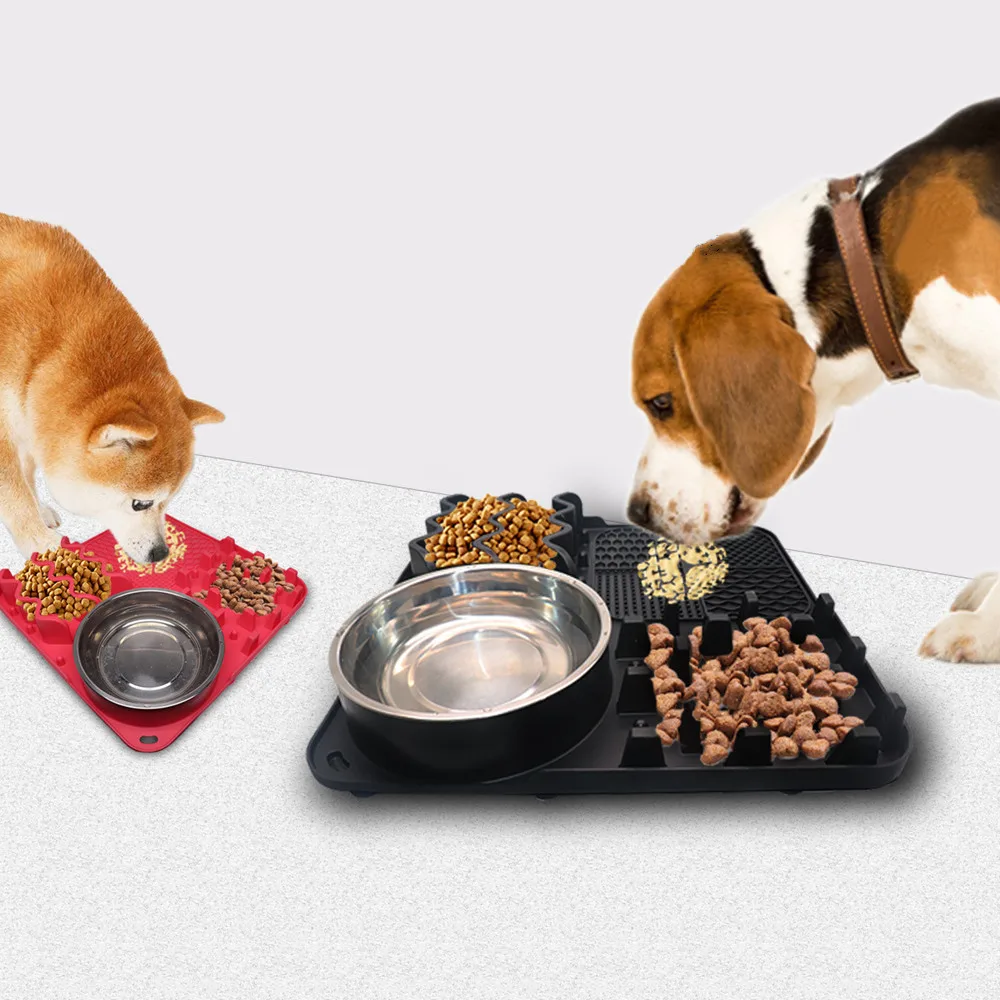 

Pet Supplies Multifunctional Suction Cup Licking Pad Slow Food Anti-Choking Cat Slow Food Bowl Dog Licking Pad Sniffing Mat