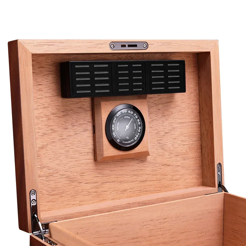 Роскошный рождественский подарок из кедрового дерева коробка для сигар большая