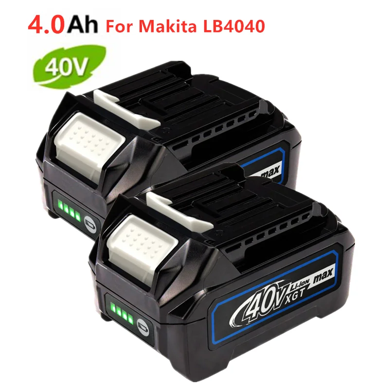 

40 в, а · ч, 교용 리배배배배배배bl4025 Makita XGT40 BL4040 191B36-3 배터이온 온 동 구