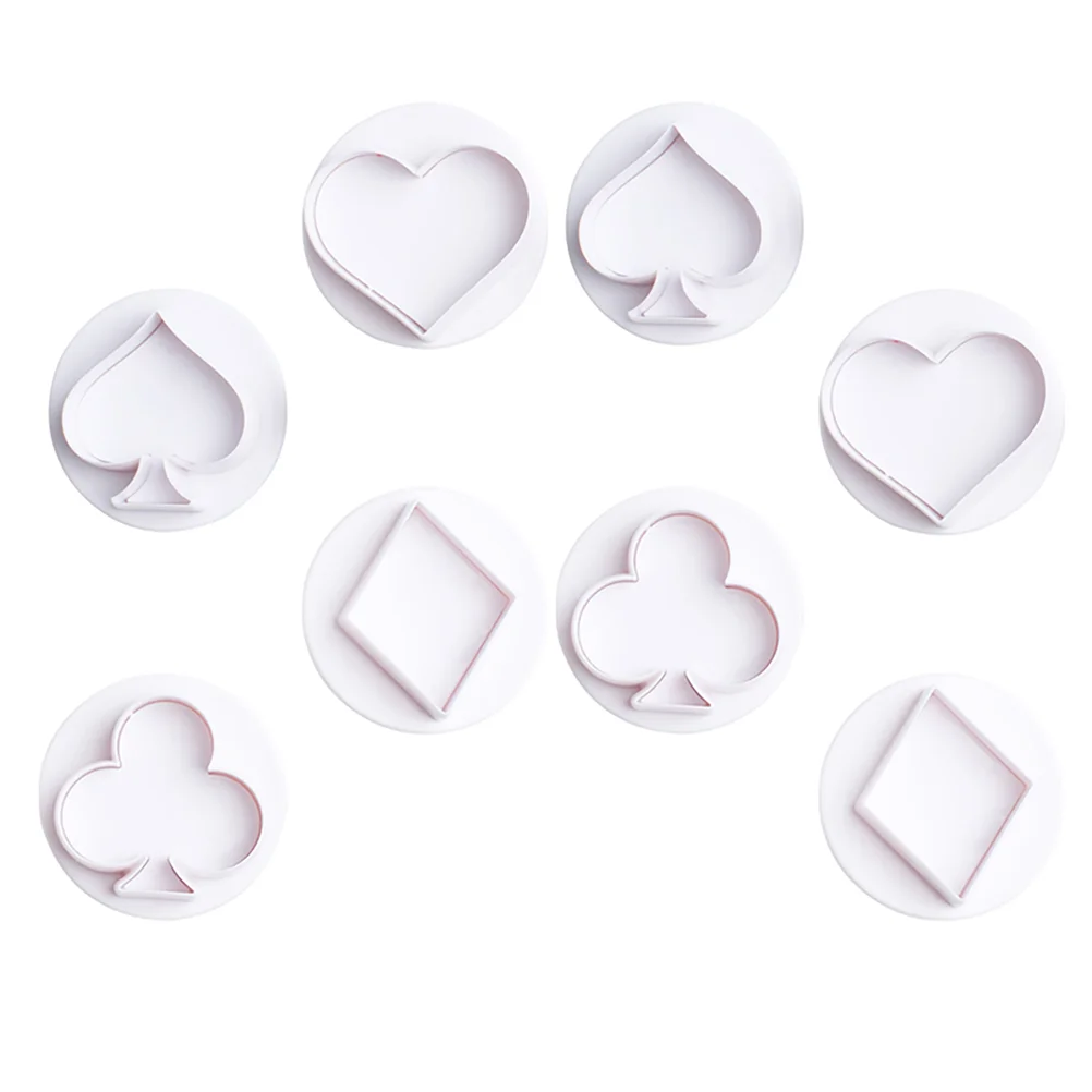 

8Pcs Cookie Molds Durable Portable Craft Decorating Biscuit Embossing Tools Cookie Stamps
