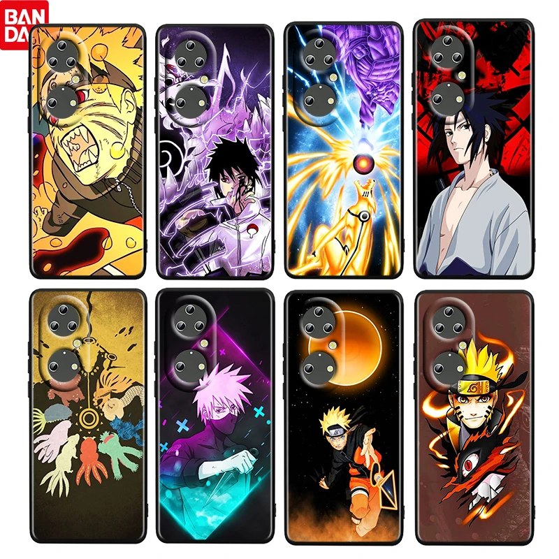 

Anime Naruto Sasuke Cool For Huawei P50 40 30 20 10 9 Lite E Mini Pro 5G TPU Soft Gel Silicone Black Cover Phone Case Funda Capa