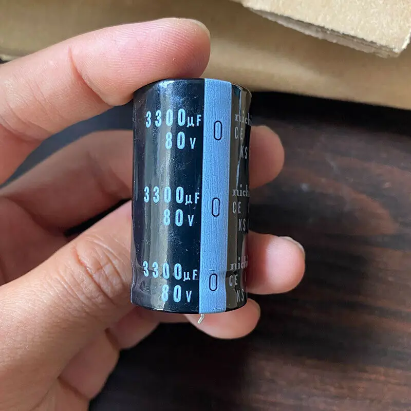 

1pcs Nichicon KS 80V 3300UF long life Capacitor 85℃ 25*45mm