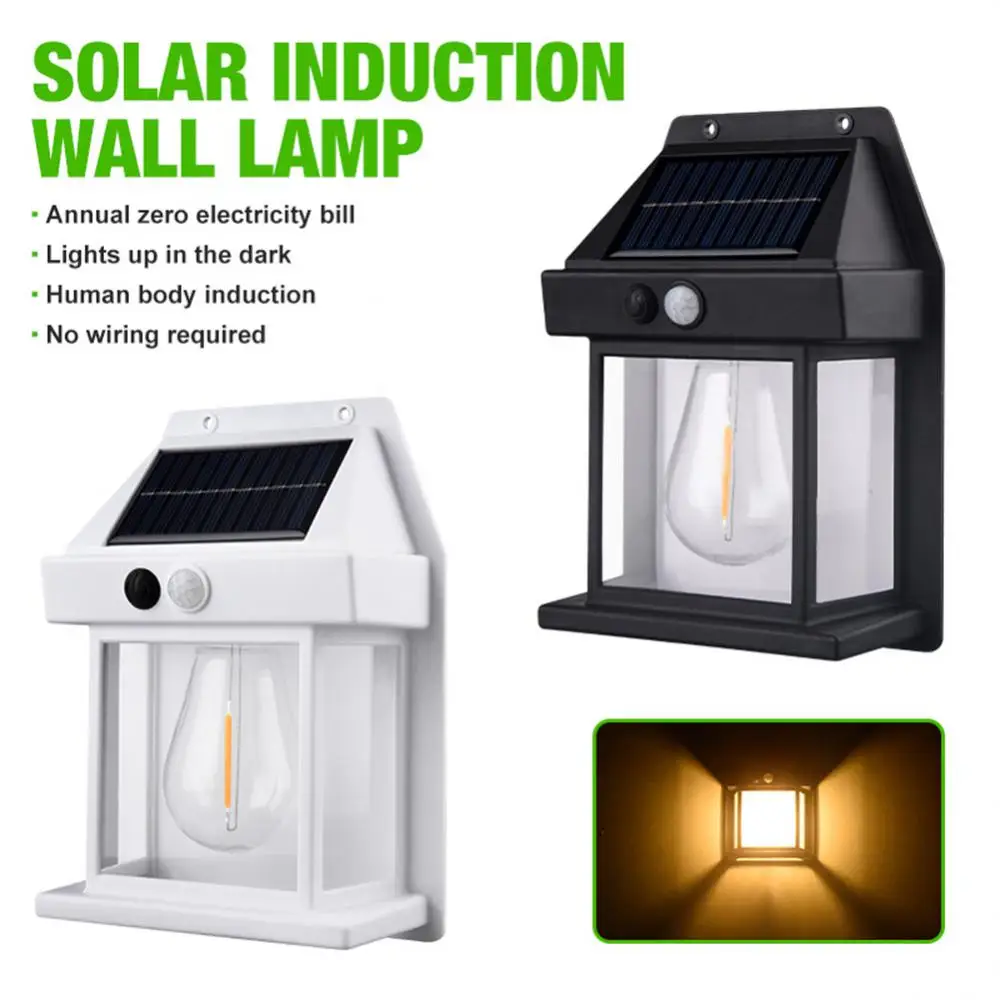 

LED Solar Light Outdoor Waterproof Solar Power Lamp With Motion Sensor Sunlight Power Wall Light For Home Garden Path Decoration