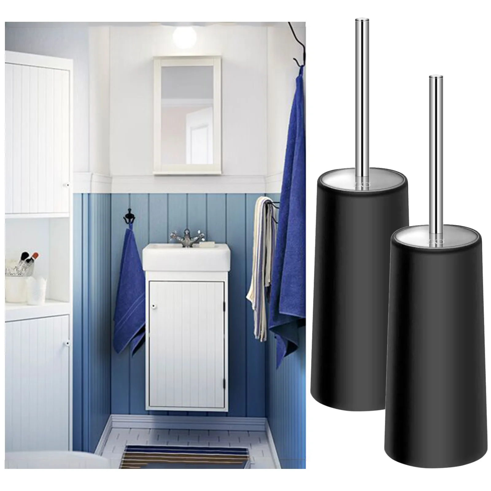 

Щетка для унитаза из нержавеющей стали, 2 шт.