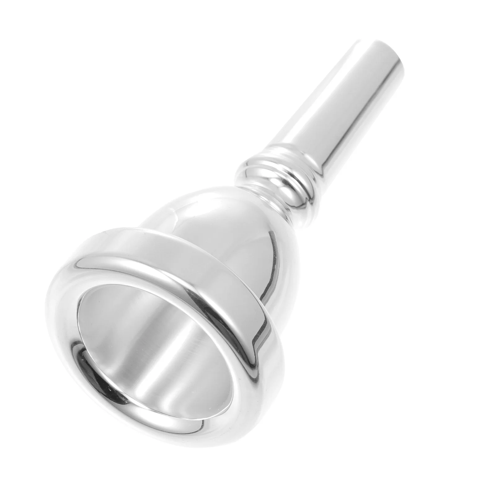 

1 Pc Practical Tuba Mouthpiece Beginners Professional Player Replacement Trumpet Part (Silver)