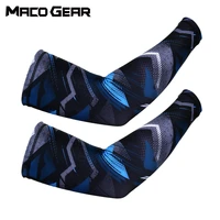 summer ice silk sports arm sleeves cycling arm sleeves cover sun uv protection outdoor running fitness compression arm sleeves