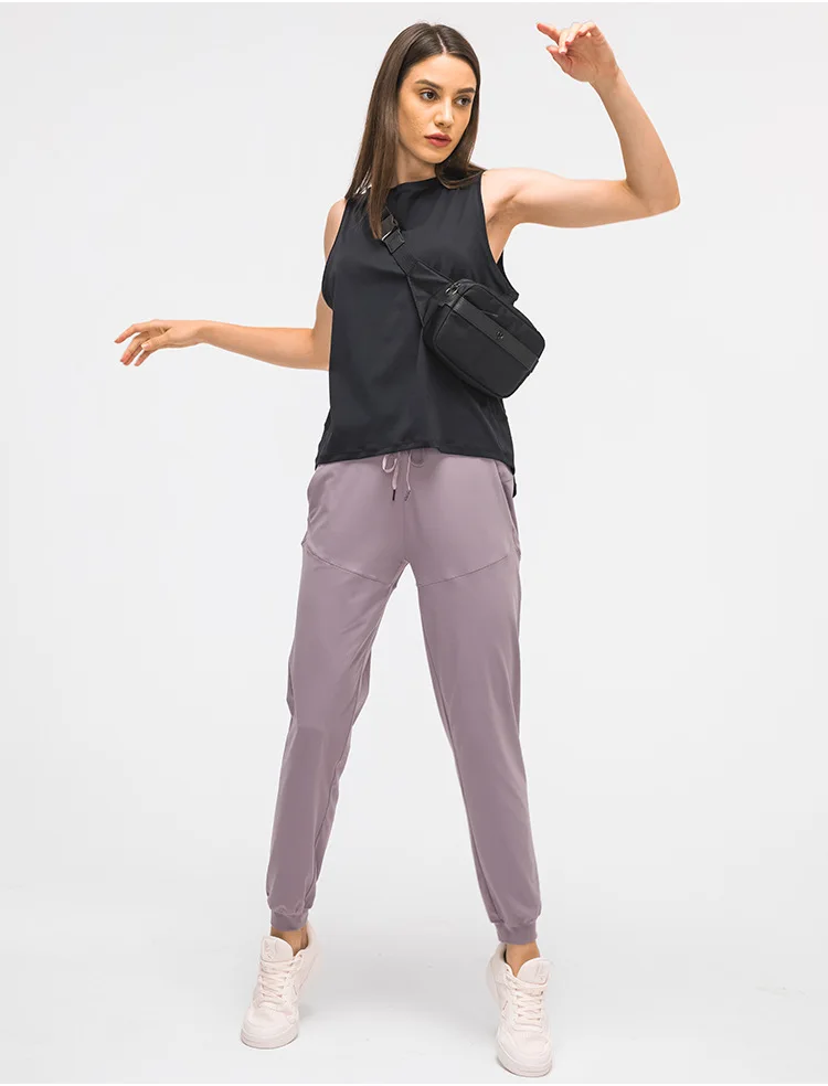 Womens Clothing Yoga Tank Top Breathable T-shirt Outdoor Jogging Tennis Female Gym Sports Top Leisure Fitness Vest Wholesale