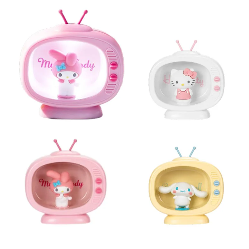

Новинка Kawaii аниме мимелоди детская игрушка мультяшный прикроватный ночсветильник Kuromi Kittys Cinnamorol подарок на день рождения и Рождество