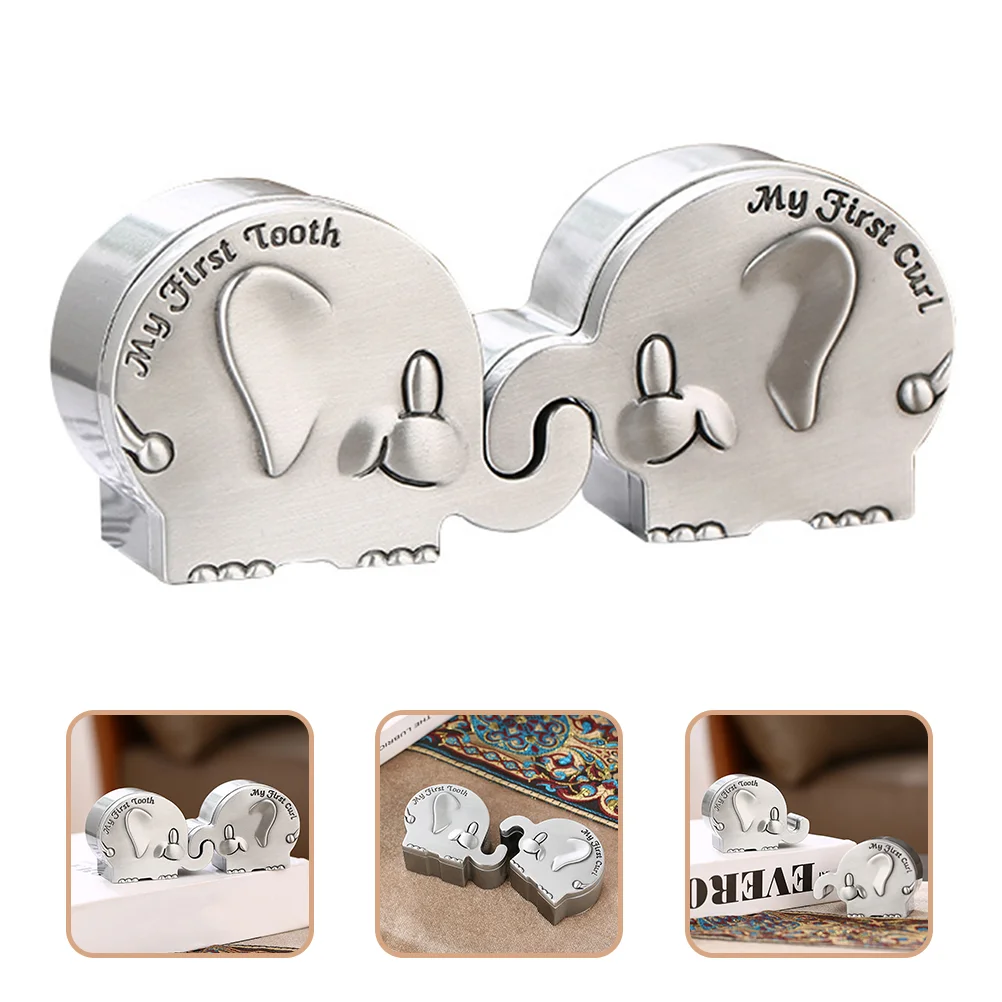 

Tooth Holders Kids Keepsake Baby Case Fetal Hair Gift Dental Tray Metal Child Gifts
