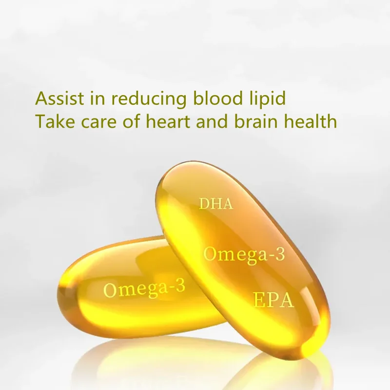 

Omega-3 fish oil caps EPA DHA Vitamin E 1000mg*100Caps