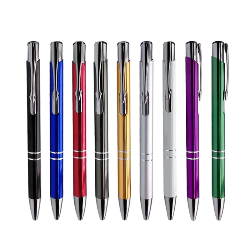 

10 Pcs/Set Multifunctional Ballpoint Pens Retractable Journaling Pens Comfortable Writing Pen 1.0mm Work Pen for Student 40JB