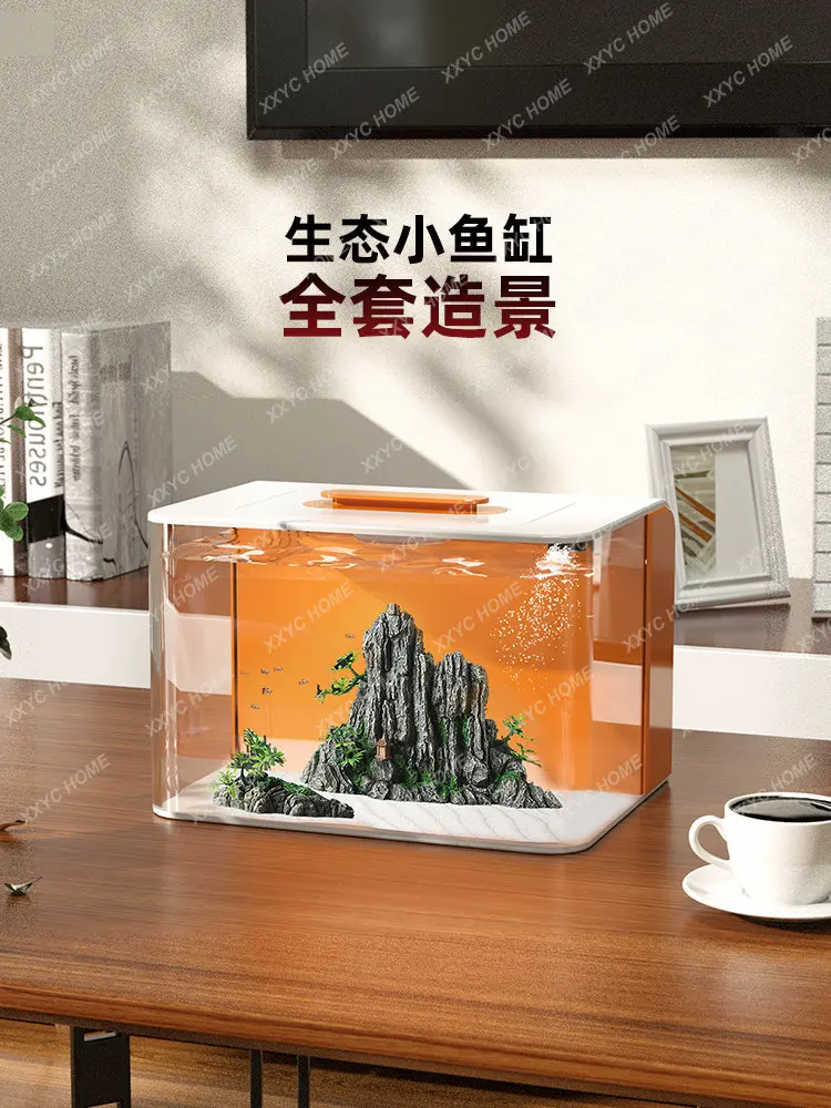 Маленький аквариум пейзаж полный набор экологичный Настольный Интеллектуальный