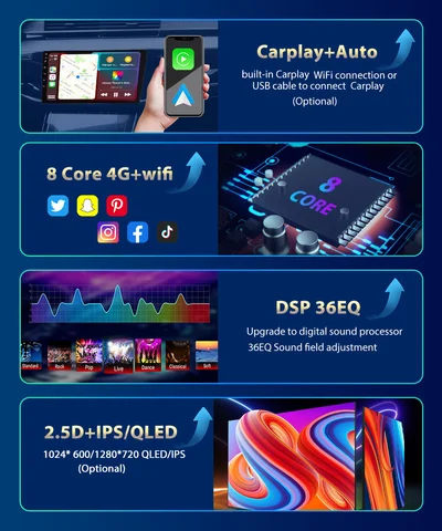 Podofo 8G 128G автомобильное радио GPS 2 din Android 10,0 Авто Carplay Универсальный 7 "для Volkswagen Nissan Hyundai Kia Toyota мультимедийный плеер