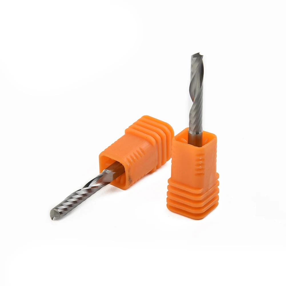 

Accessories End Mill Aluminum Extension Metalworking Replacement Router Bits Set Single Flute Spiral 2Pcs Durable
