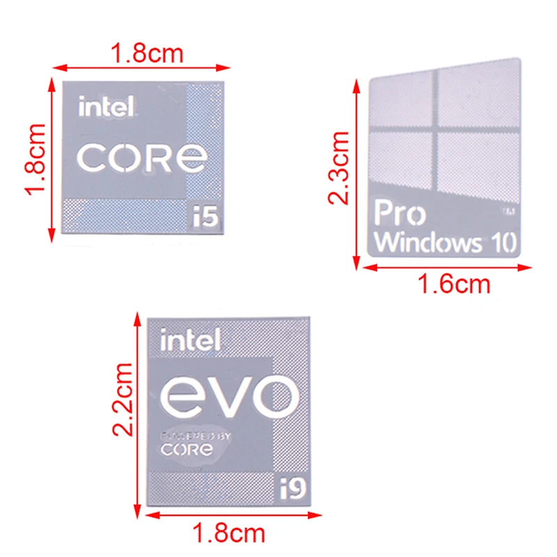 Наклейка для ноутбука 11 поколения Core I9 EVO I7 I5 Win10