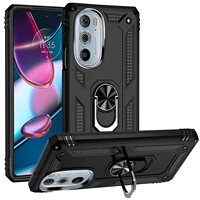 armor case for motorola g play g stylus 5g e7 power 2021 one 5g ace car ring holder magnetic shockproof stand cover shell