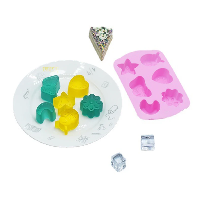 

New Insect Series Butterfly Bee Beetle Flower Silicone Cake Mold Jelly Pudding Cookie Sugar Candy Chocolate Handmade Soap Moulds