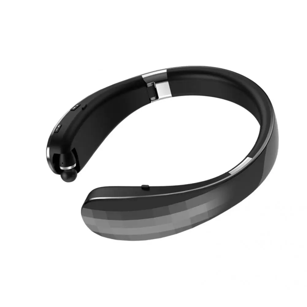 

Simple Lightweight Bluetooth-compatible 5.1 Comfortable Headphone Bluetooth-compatible 5.1 ABS Neckband Earphone for Home