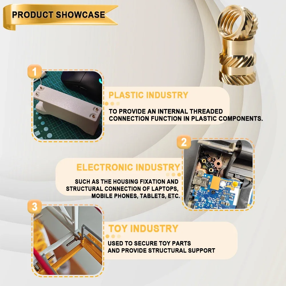 Термолатунные вставки-гайки Chap Codie 1/4-20 UNC