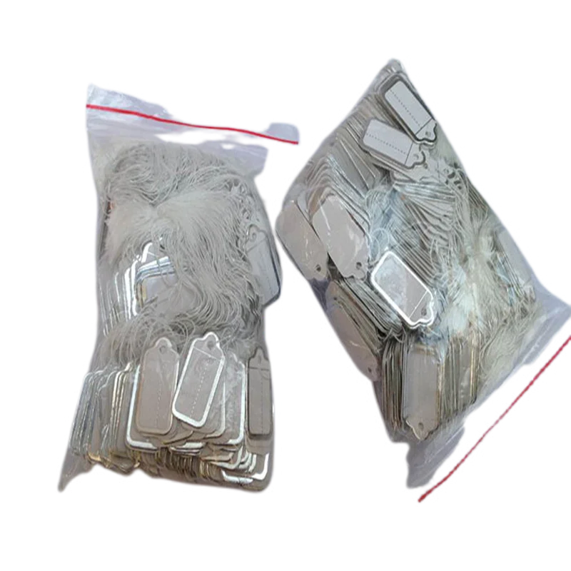 100-500 шт. Ювелирная цепочка шнур ценники пользовательская печать пустая этикетка