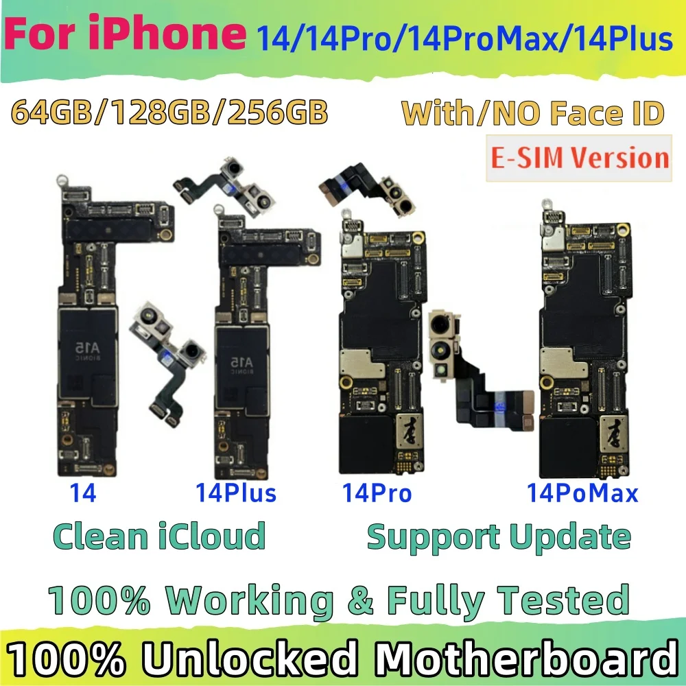 Протестирована Материнская Плата iPhone 14 Pro Max Разблокировка iCloud Совместимая С Plus