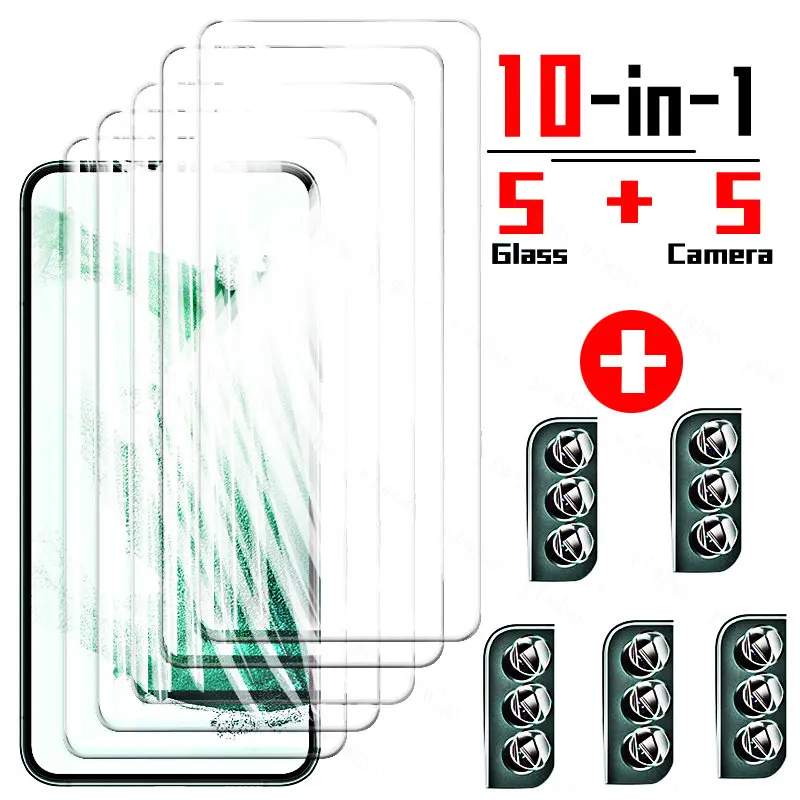 

Tempered Protective Screen Protector Glass for Samsung S22 S21 Plus S21 Fe Lens Glass for Samsung S21FE S20 FE S21 S22 Plus Glas