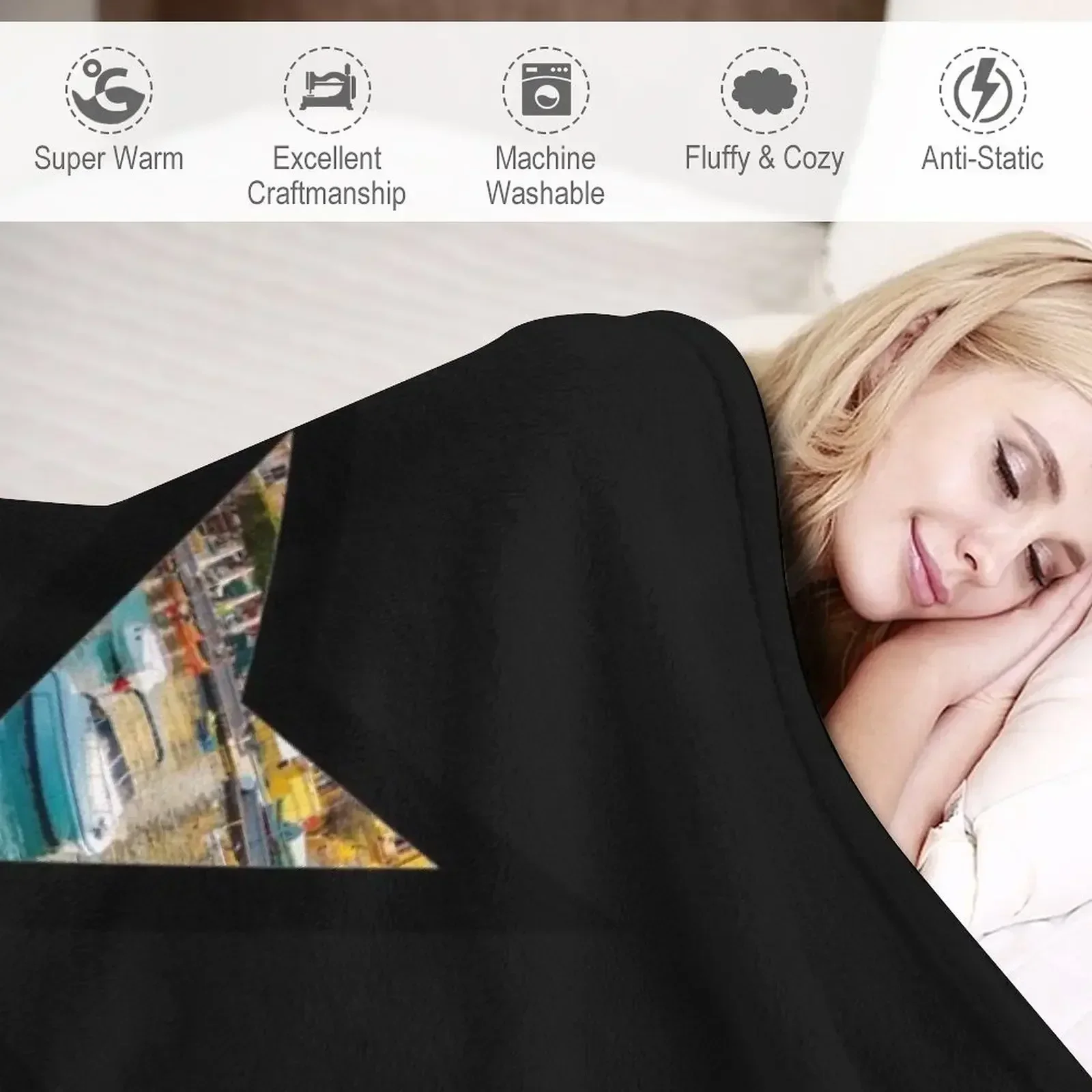 Новое одеяло сцены Мальты для малышей дивана одеяла сна