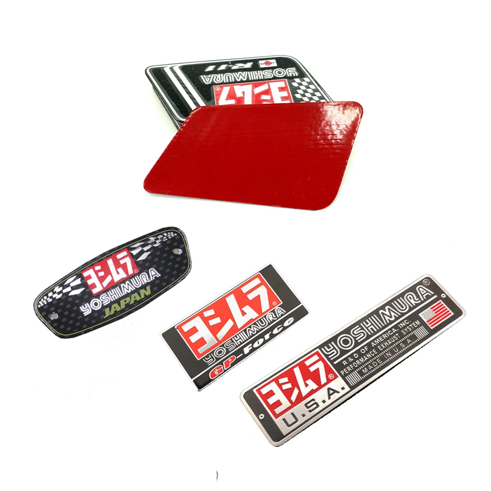 Мотоциклетная выхлопная труба Yoshimura наклейка глушитель 3D наклейки задняя