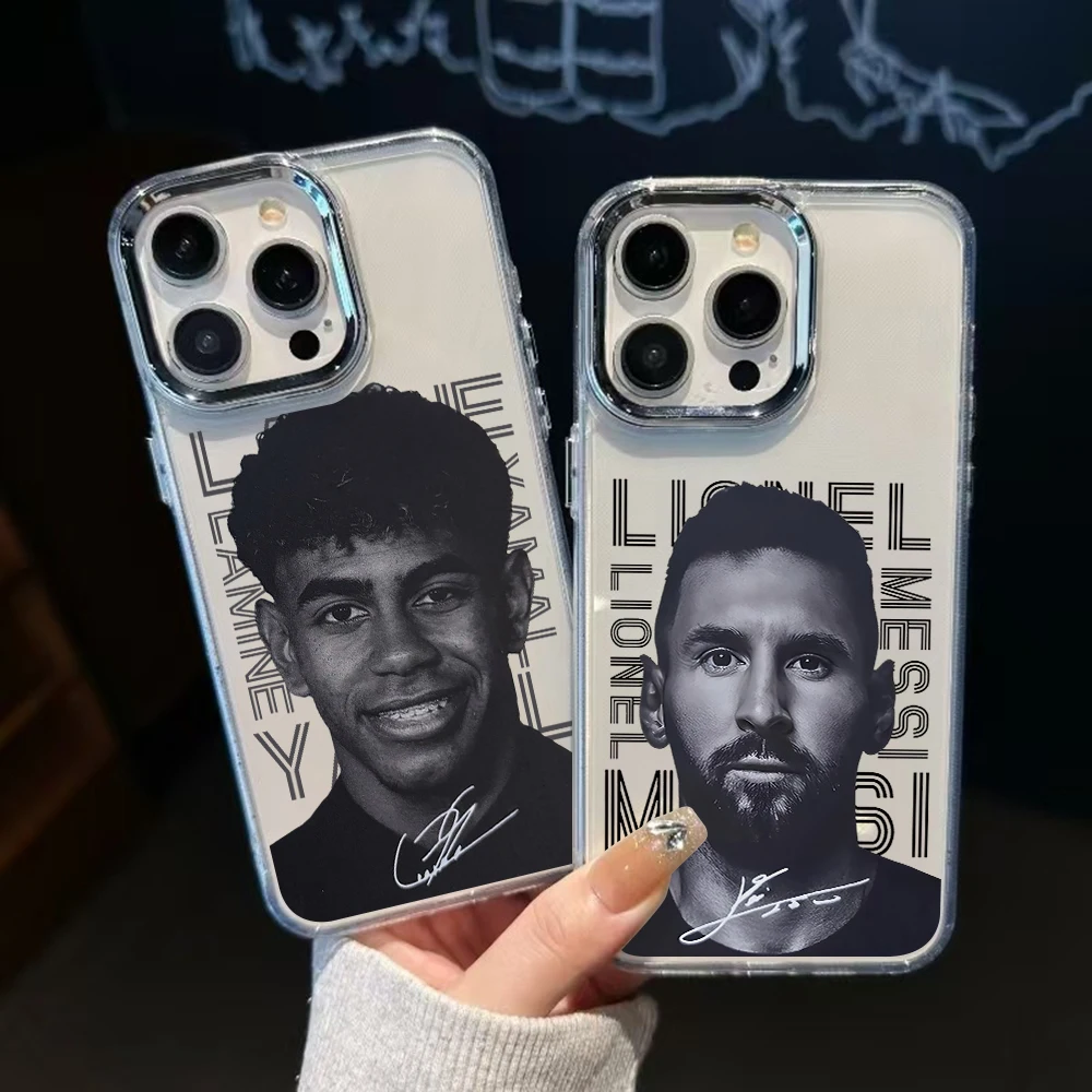 Фото Чехол для телефона Football Star M-Messies для Xiaomi Redmi Note 15 14 13 12 11 Pro Plus 15 15C 14C 13C 12C A5 4G 5G, прозрачный чехол №1