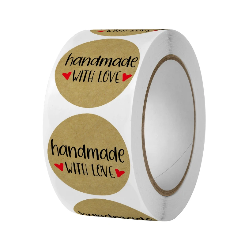 

Наклейки ручной работы с надписью «Love», 500 шт.