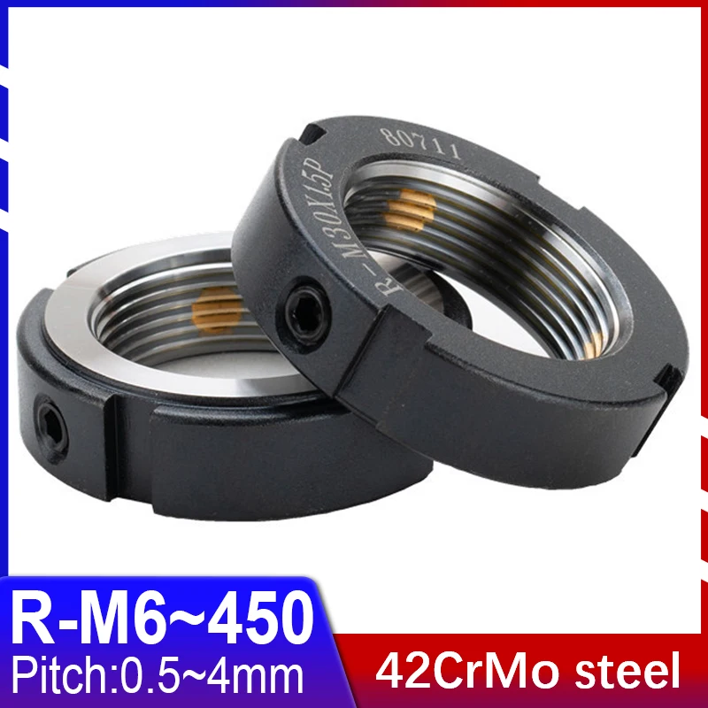 

Радиальная фиксирующая гайка 42CrMo R-M6 M8