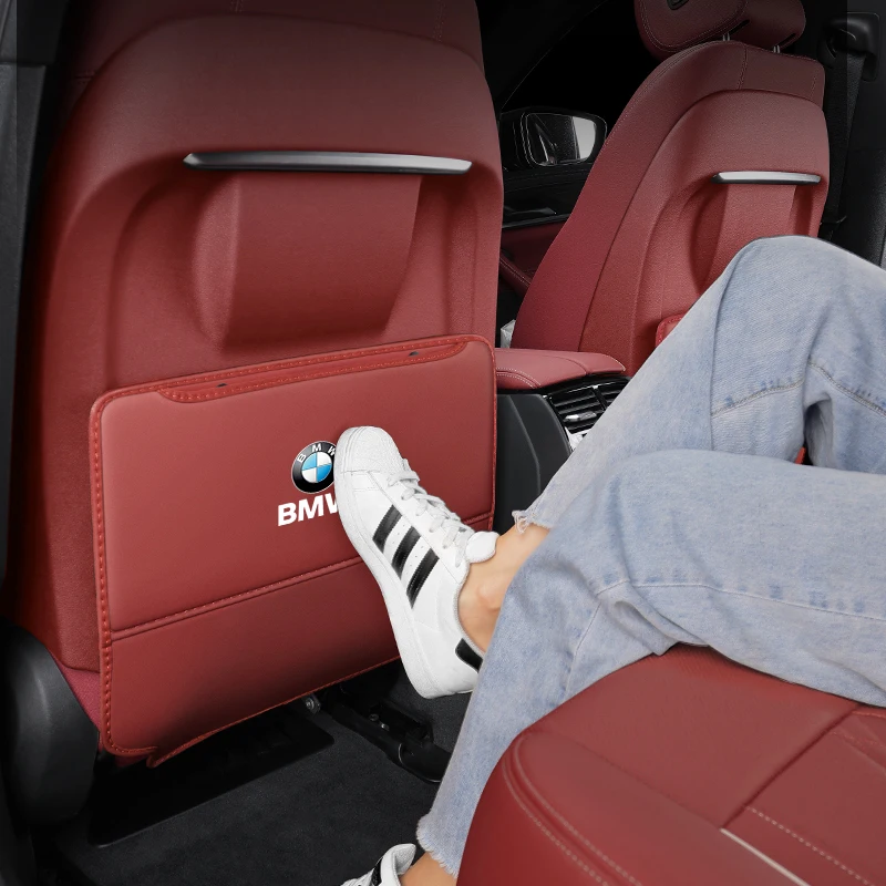 Защита спинки автомобильного сиденья противоударная накладка органайзер для