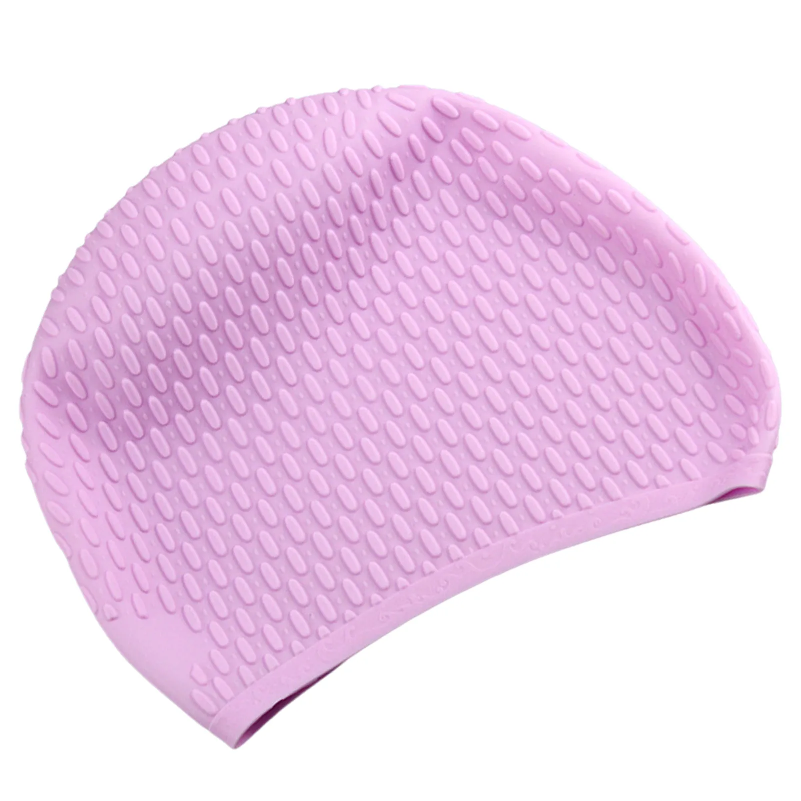 

Adult Silicone Swim Cap Non-slip Swim Cap For Women Elastomeric Bathing Caps Protect Ears For Women/Men Swimming